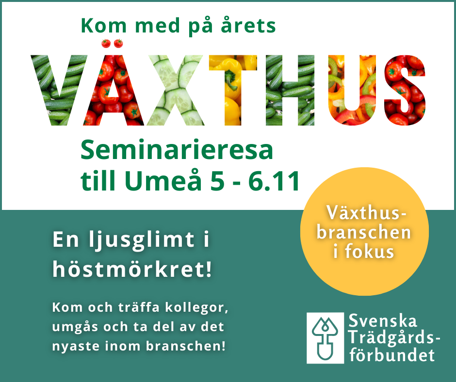 Växthusseminarieresa till Umeå 2025 FB inlägg